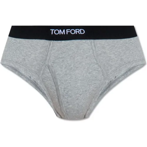 Bottoms, male, , Size: S Briefs with logo - Tom Ford - Modalova