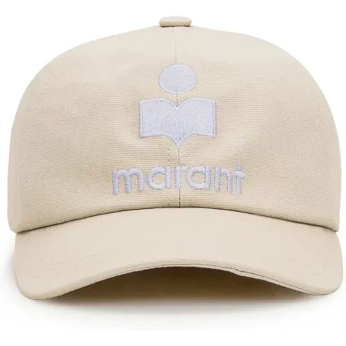 Caps, male, , Size: 59 CM Stylish Sun Hat with Logo Embroidery - Isabel marant - Modalova