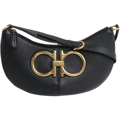 Pre-owned Cross Body Bags, female, , Size: ONE SIZE Pre-owned Leather shoulder-bags - Salvatore Ferragamo Pre-owned - Modalova