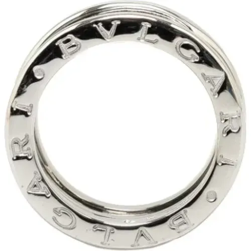 Pre-owned Jewellery, female, , Size: ONE SIZE Pre-owned White Gold rings - Bvlgari Vintage - Modalova