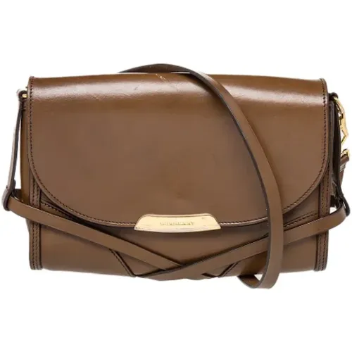 Pre-owned Cross Body Bags, female, , Size: ONE SIZE Pre-owned Leather shoulder-bags - Burberry Vintage - Modalova