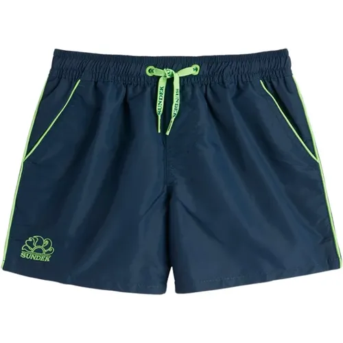 Junior Boxer Badehose mit Logo - Sundek - Modalova