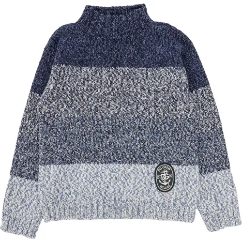 Kinder Pullover - Blau - Regular Fit - 100% Wolle - Dolce & Gabbana - Modalova