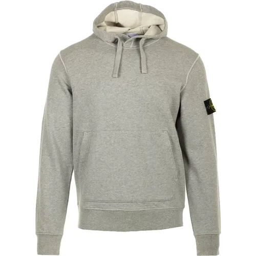 Grey Felpa Sweaters , male, Sizes: 2XL, XL, L - Stone Island - Modalova