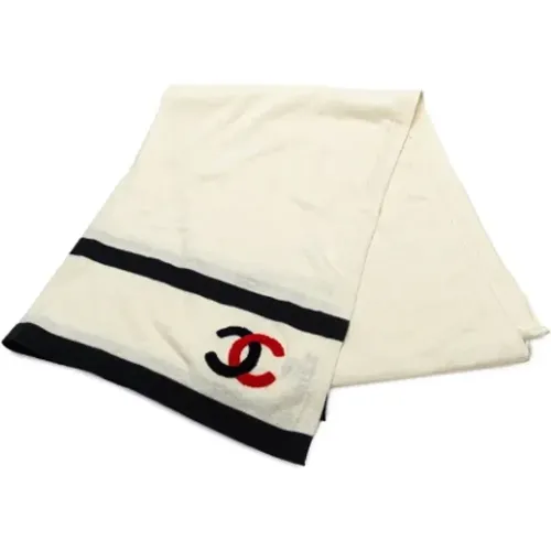 Pre-owned Scarves, female, , Size: ONE SIZE Pre-owned Cashmere scarves - Chanel Vintage - Modalova