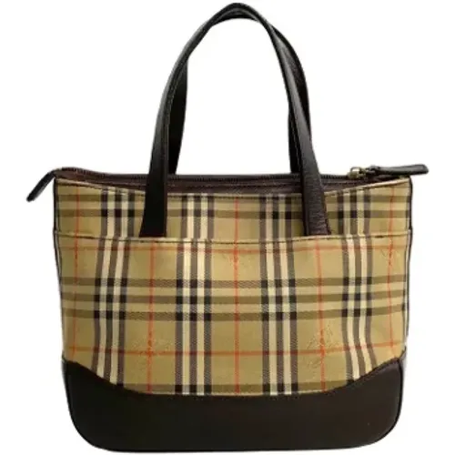 Pre-owned Tote Bags, female, , Size: ONE SIZE Pre-owned Canvas totes - Burberry Vintage - Modalova