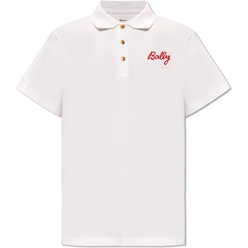 Poloshirt mit Logo , Herren, Größe: S - Bally - Modalova