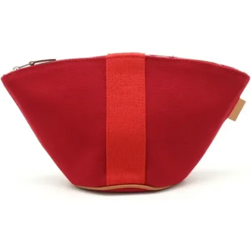 Pre-owned Canvas pouches , female, Sizes: ONE SIZE - Hermès Vintage - Modalova