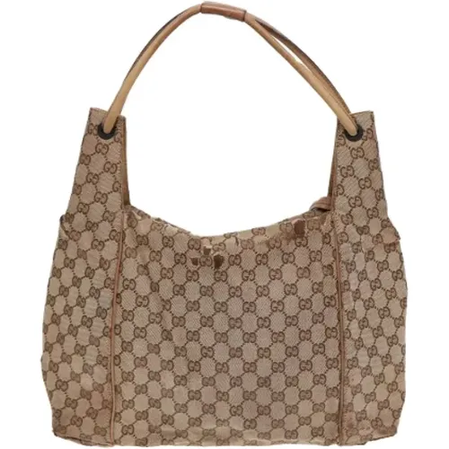 Pre-owned Shoulder Bags, female, , Size: ONE SIZE Pre-owned Canvas totes - Gucci Vintage - Modalova