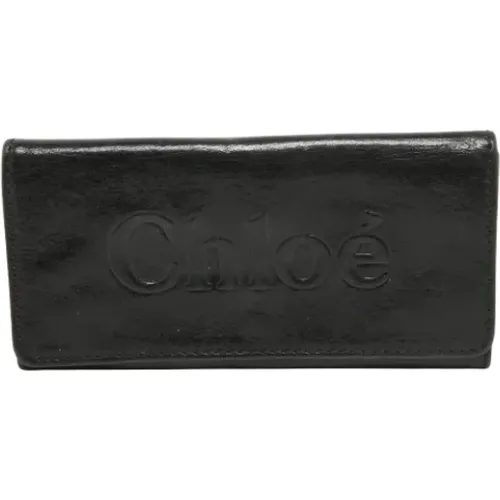 Pre-owned Wallets, female, , Size: ONE SIZE Pre-owned Leather wallets - Chloé Pre-owned - Modalova