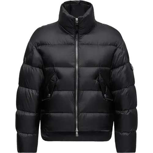 Winter Jackets, female, , Size: S Longue Saison Nylon Coat - Moncler - Modalova
