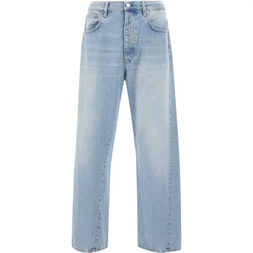 Blaue Sonnenblumen Jeans , Herren, Größe: W30 L32 - Sunflower - Modalova