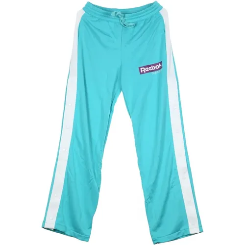 Sweatpants, female, , Size: M Cl R Snap Tp Womens Tracksuit Pants Solid Teal - Reebok - Modalova