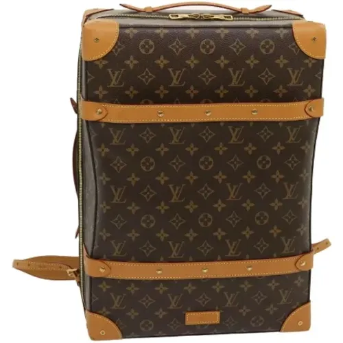 Pre-owned Weekend Bags, unisex, , Size: ONE SIZE Canvas Louis Vuitton Backpack - Louis Vuitton Vintage - Modalova