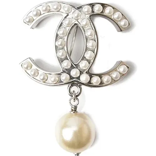 Pre-owned Jewellery, female, , Size: ONE SIZE Pre-owned Metal brooches - Chanel Vintage - Modalova