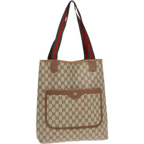 Pre-owned Tote Bags, female, , Size: ONE SIZE Pre-owned Leather totes - Gucci Vintage - Modalova