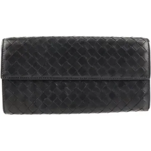 Pre-owned Leather wallets , female, Sizes: ONE SIZE - Bottega Veneta Vintage - Modalova