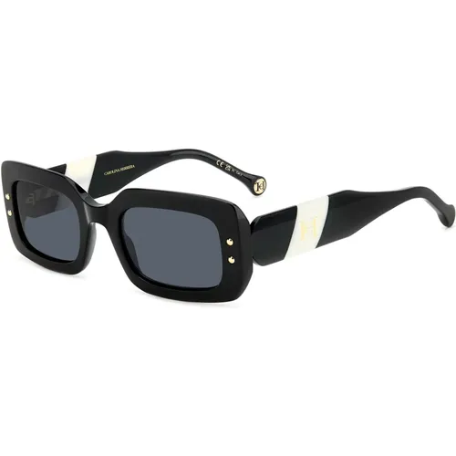 White/Grey Sunglasses , female, Sizes: 52 MM - Carolina Herrera - Modalova