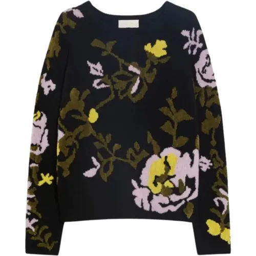 Round-neck Knitwear, female, , Size: XL Sweaters - Iblues - Modalova