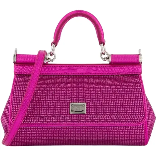 Small Sicily Handbag , female, Sizes: ONE SIZE - Dolce & Gabbana - Modalova