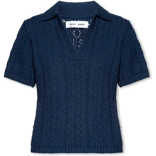 ‘Khloe’ Poloshirt , Damen, Größe: XL - Samsøe Samsøe - Modalova