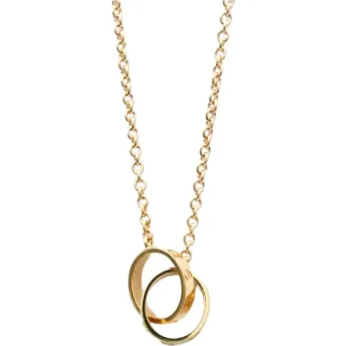 Pre-owned Jewellery, female, , Size: ONE SIZE Pre-owned Rose Gold necklaces - Cartier Vintage - Modalova