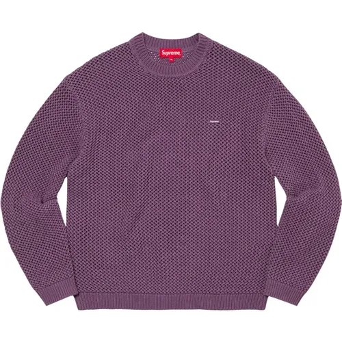 Open Knit Small Box Sweater , male, Sizes: L, XL - Supreme - Modalova