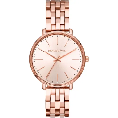 Watches, female, , Size: ONE SIZE Pyper Rosegold Stainless Steel Watch - Michael Kors - Modalova