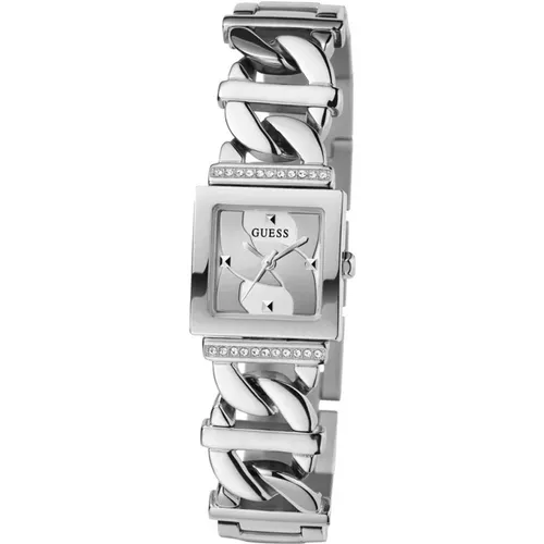 Watches, female, , Size: ONE SIZE Silver Runaway Stainless Steel Watch - Guess - Modalova