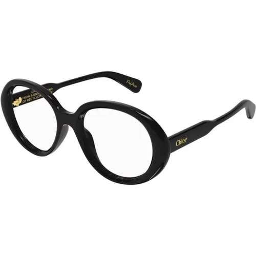 Schwarze Rahmen Sonnenbrille Chloé - Chloé - Modalova