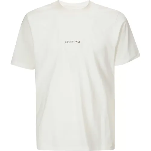 Printed Logo Jersey T-Shirt , male, Sizes: M, L, S, XL - C.P. Company - Modalova