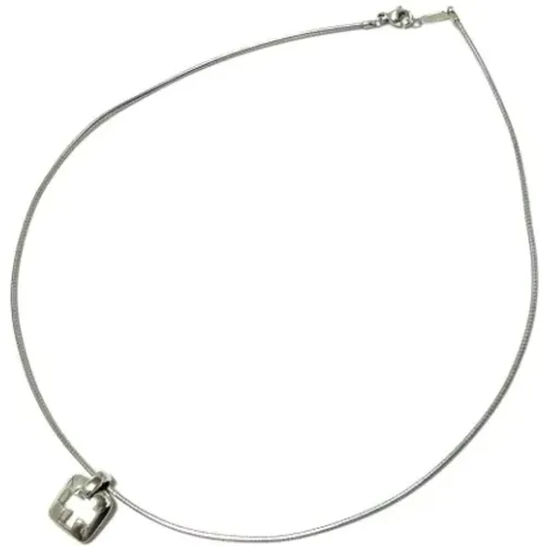 Pre-owned Jewellery, female, , Size: ONE SIZE Pre-owned Silver necklaces - Tiffany & Co. Pre-owned - Modalova