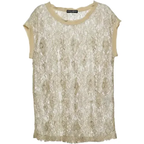 Pre-owned Tops, female, , Size: M Pre-owned Lace tops - Dolce & Gabbana Pre-owned - Modalova