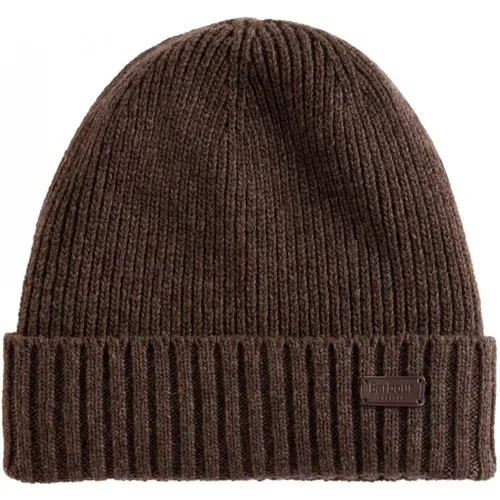 Beanies, unisex, , Size: ONE SIZE Rib-Knit Wool Beanie - Barbour - Modalova