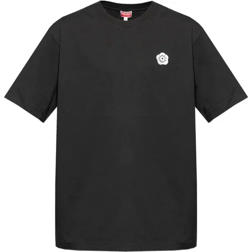 T-Shirts, male, , Size: XL Floral Print Round Neck T-shirt - Kenzo - Modalova