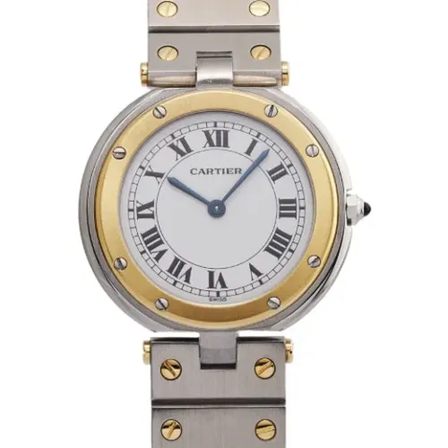 Pre-owned Watches, female, , Size: ONE SIZE Pre-owned Stainless Steel watches - Cartier Vintage - Modalova