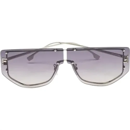 Pre-owned Accessories, female, , Size: ONE SIZE Pre-owned Metal sunglasses - Fendi Vintage - Modalova