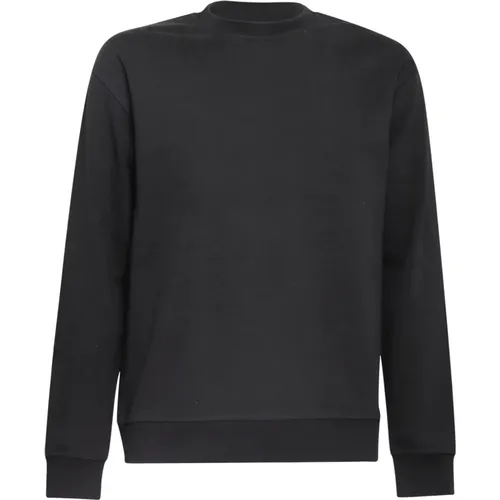 Schwarzer Klassischer Pullover mit Großem Druck - closed - Modalova