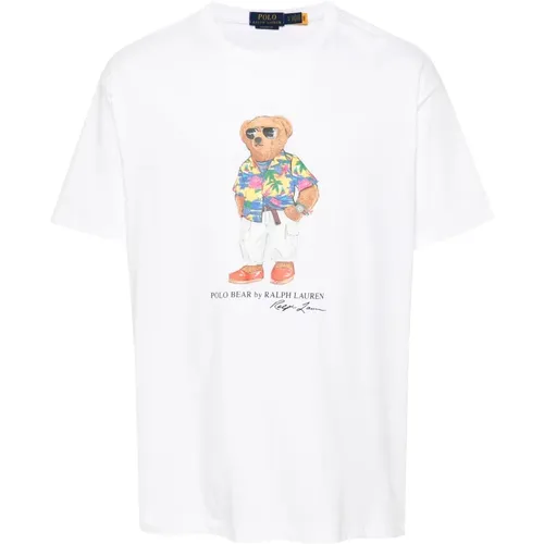 T-Shirts, male, , Size: S Polo Bear T-Shirt - Ralph Lauren - Modalova