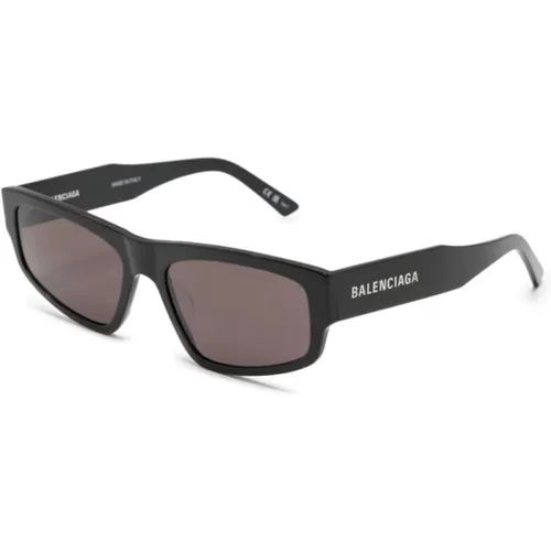 Schwarze Sonnenbrille mit Originalzubehör - Balenciaga - Modalova
