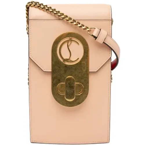 Pre-owned Cross Body Bags, female, , Size: ONE SIZE Pre-owned Leather shoulder-bags - Christian Louboutin Pre-owned - Modalova