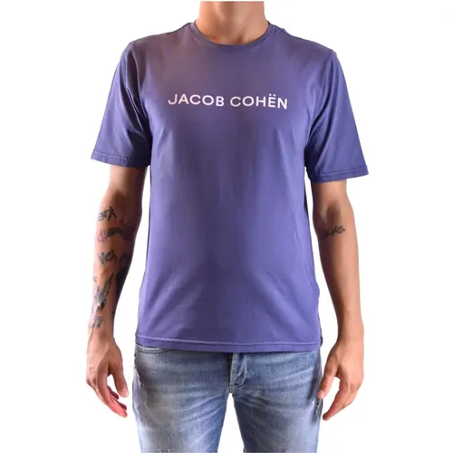 T-Shirt, Classic Style , male, Sizes: M - Jacob Cohën - Modalova