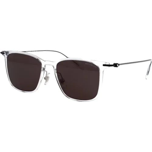 Sunglasses, male, , Size: 52 MM Stylish Sunglasses with Model Mb0354S - Montblanc - Modalova