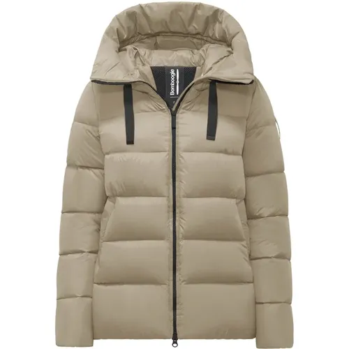 Down Jackets, female, , Size: S Rome Jacket - Nylon Down Jacket - BomBoogie - Modalova