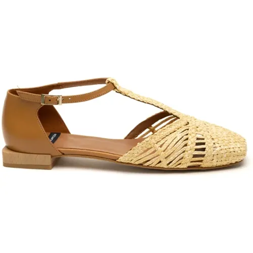 Braided Sandals , female, Sizes: 4 UK, 6 UK, 3 UK, 5 UK - Angel Alarcon - Modalova