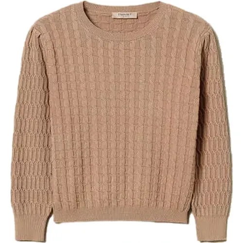 Weicher Strickpullover , Damen, Größe: M - Twinset - Modalova