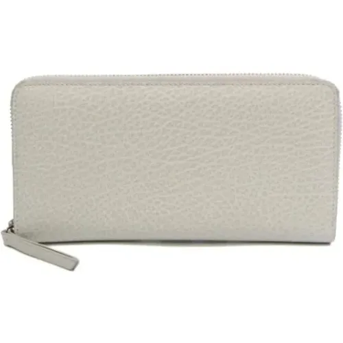Pre-owned Leather wallets , female, Sizes: ONE SIZE - Maison Margiela Pre-owned - Modalova