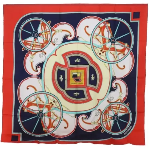 Pre-owned Scarves, female, , Size: ONE SIZE Pre-owned Silk scarves - Hermès Vintage - Modalova