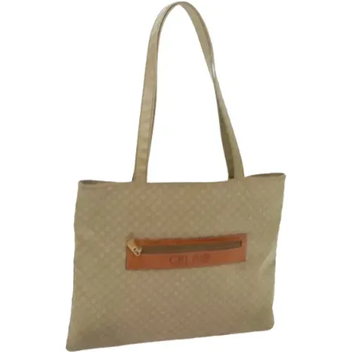 Pre-owned Tote Bags, female, , Size: ONE SIZE Pre-owned Canvas celine-bags - Celine Vintage - Modalova