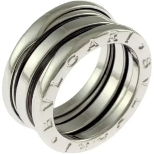 Pre-owned Jewellery, unisex, , Size: ONE SIZE Pre-owned White Gold rings - Bvlgari Vintage - Modalova